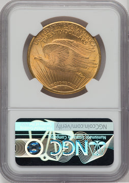 1924 $20 Saint Saint-Gaudens Double Eagle NGC MS67 (759010006)