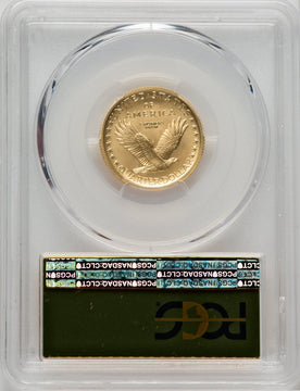 2016-W 25C Standing Liberty Quarter-Ounce Gold 100th Anniversary First Strike Gold Foil PCGS MS70