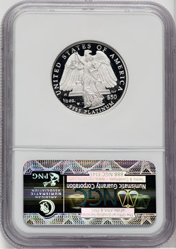 2008-W $50 Half-Ounce Platinum NGC PF70