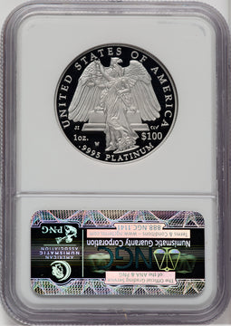 2008-W $100 One-Ounce Platinum Eagle Statue of Liberty NGC PF70