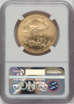 2007-W $50 One-Ounce Gold Eagle NGC MS70