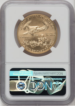 2015-W $50 One-Ounce Gold Eagle NGC MS70