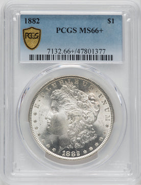 1882 $1 Morgan Dollar PCGS MS66+