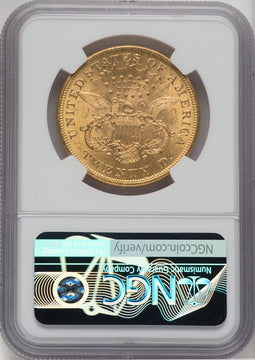 1873 $20 OPEN 3 Liberty Double Eagle NGC MS61 (762081026)