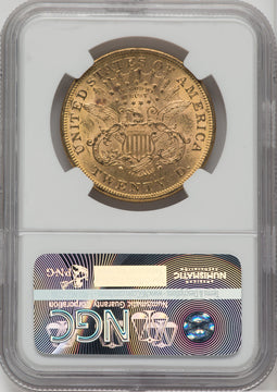 1874 $20 Liberty Double Eagle NGC MS61