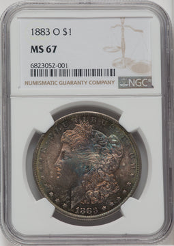 1883-O $1 Morgan Dollar NGC MS67 (762375007)