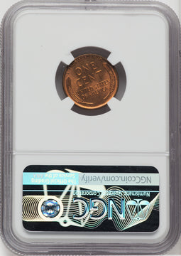 1911-D 1C RD Lincoln Cent NGC MS66