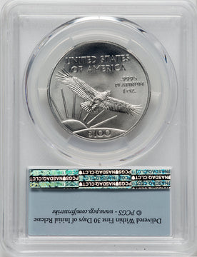 2018 $100 One-Ounce Platinum Eagle Statue of Liberty First Strike PCGS MS70
