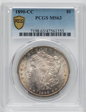1890-CC $1 Morgan Dollar PCGS MS63