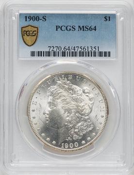 1900-S $1 Morgan Dollar PCGS MS64