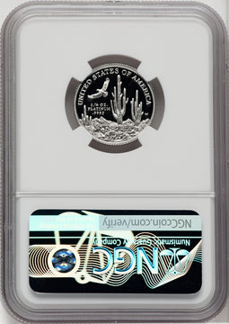2001-W $25 Quarter-Ounce Platinum Eagle Statue of Liberty NGC PF70