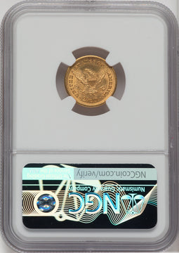 1906 $2.50 Liberty Quarter Eagle NGC MS66+