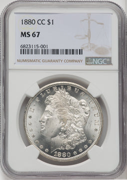 1880-CC $1 Morgan Dollar NGC MS67