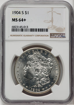 1904-S $1 Morgan Dollar NGC MS64+