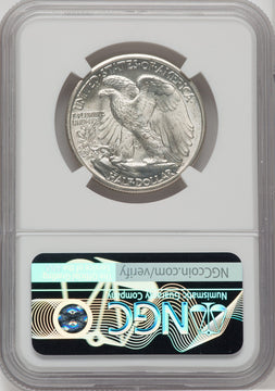 1946-D 50C Walking Liberty Half Dollar NGC MS67