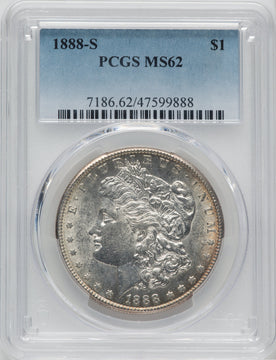 1888-S $1 Morgan Dollar PCGS MS62