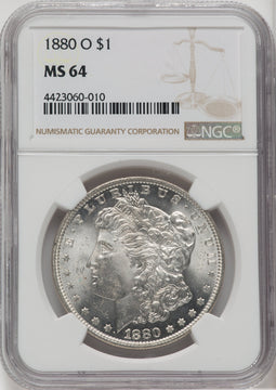 1880-O $1 Morgan Dollar NGC MS64