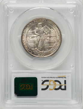 1925 50C Vancouver CAC Commemorative Silver PCGS MS66