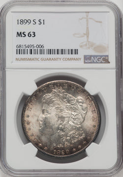 1899-S $1 Morgan Dollar NGC MS63