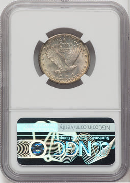 1927 25C FH Standing Liberty Quarter NGC MS65