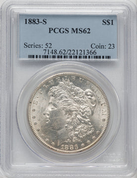 1883-S $1 Morgan Dollar PCGS MS62