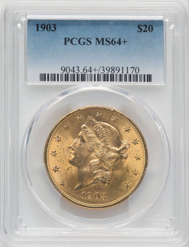 1903 $20 Liberty Double Eagle PCGS MS64+