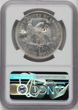 1877-S T$1 Chop Mark Trade Dollar Details NGC MS60