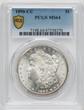 1890-CC $1 Morgan Dollar PCGS MS64