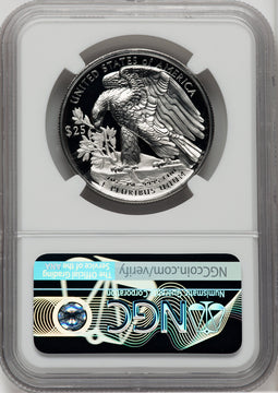2018-W Palladium Eagle 1 oz ER Eagle Label NGC PF70