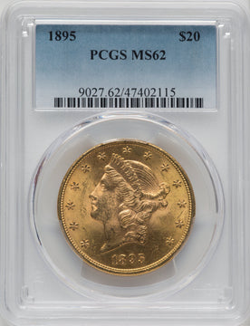 1895 $20 Liberty Double Eagle PCGS MS62 (763311065)