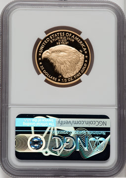 2022-W 1/2 Gold Eagle FDI Mike Castle NGC PF70