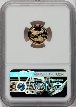 2016-W Gold American Eagle 4-Coin Set Mike Castle Signature NGC PF70