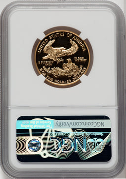 2001-W $25 Half-Ounce Gold Eagle NGC PF70