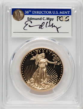 2017-W 1 oz Gold Eagle FDI PCGS PR70 Ed Moy