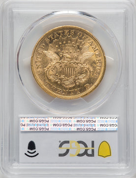 1873-S $20 Closed 3 Liberty Double Eagle PCGS MS61 (762309001)