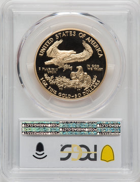 1999-W $50 One-Ounce Gold Eagle PCGS PR70