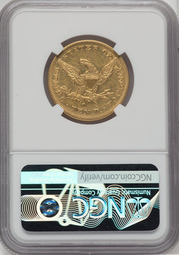 1852-O $10 Liberty Eagle NGC AU53
