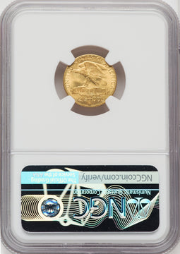 1915-S $2.50 Panama-Pacific Quarter Eagle Commemorative Gold NGC MS67