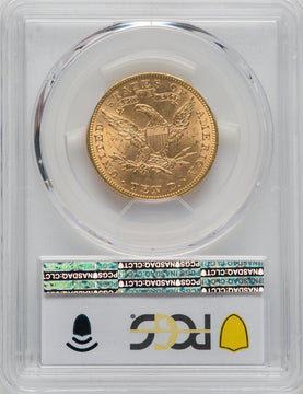 1893 $10 Liberty Eagle PCGS MS63+