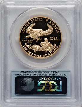2014-W $50 One-Ounce Gold Eagle First Strike PCGS PR70