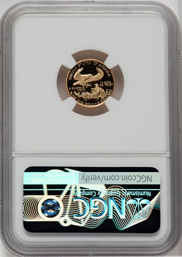 1998-W $5 Tenth-Ounce Gold Eagle NGC PF70