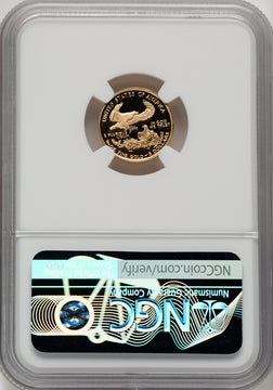 2002-W $5 Tenth-Ounce Gold Eagle NGC PF70