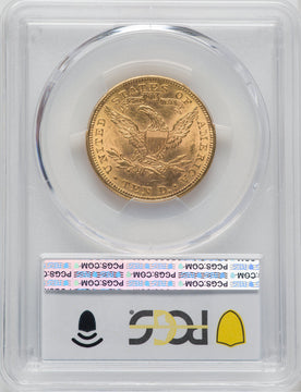 1884 $10 Liberty Eagle PCGS MS62