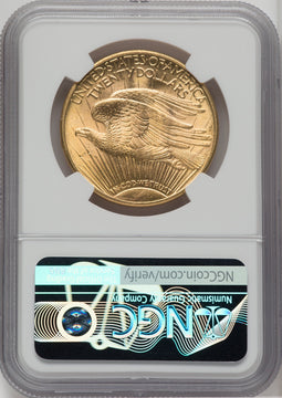 1920 $20 Saint-Gaudens Double Eagle NGC MS62 (762695017)