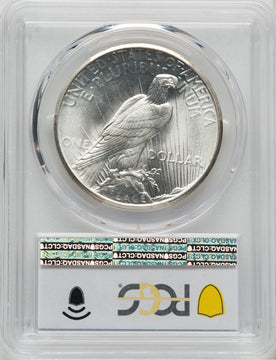 1925 $1 Peace Dollar PCGS MS66+