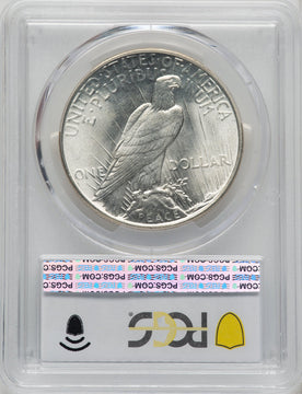 1935 $1 Peace Dollar PCGS MS66+