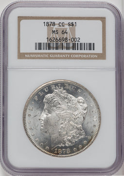 1878-CC $1 Morgan Dollar NGC MS64