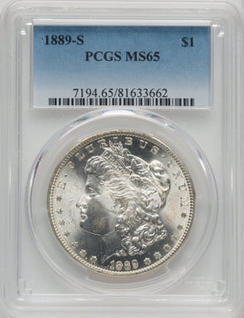 1889-S $1 Morgan Dollar PCGS MS65
