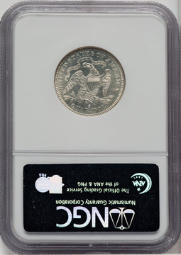 1877-S 25C S Over Horizontal S FS-501 Seated Quarter NGC MS65