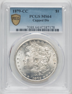 1879-CC $1 CAPPED DIE Morgan Dollar PCGS MS64